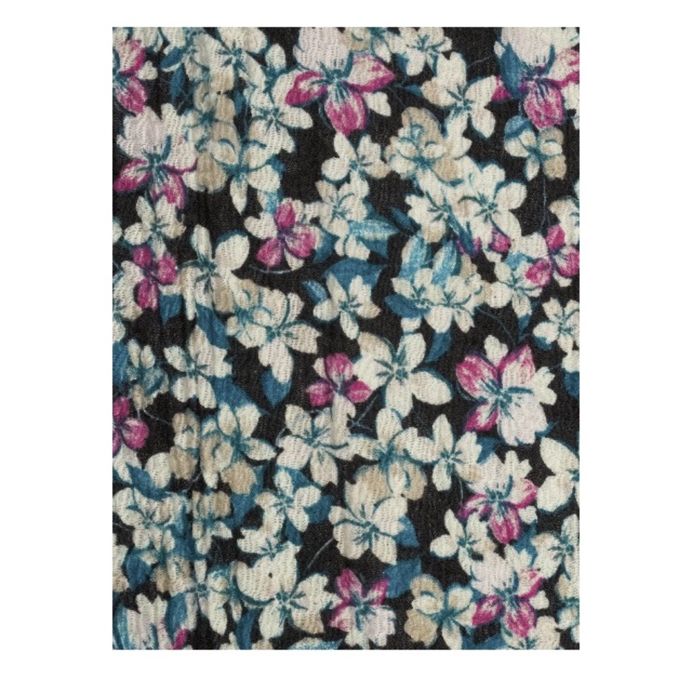 Terra & Sky Women's Plus Floral Print Babydoll Top - Picture 3 of 4
